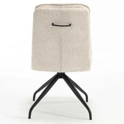 Wohnen Stühle<Boucle Drehstuhl in Creme - Rocono