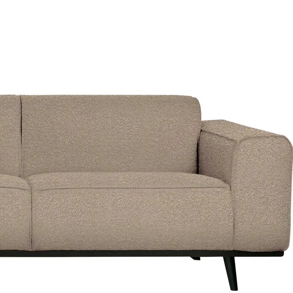 Wohnen Sofas<Boucle Polsterecke in Beige mit Federkern - Amindo