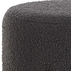 Wohnen Hocker<Boucle Polsterhocker in Anthrazit - Pizaras