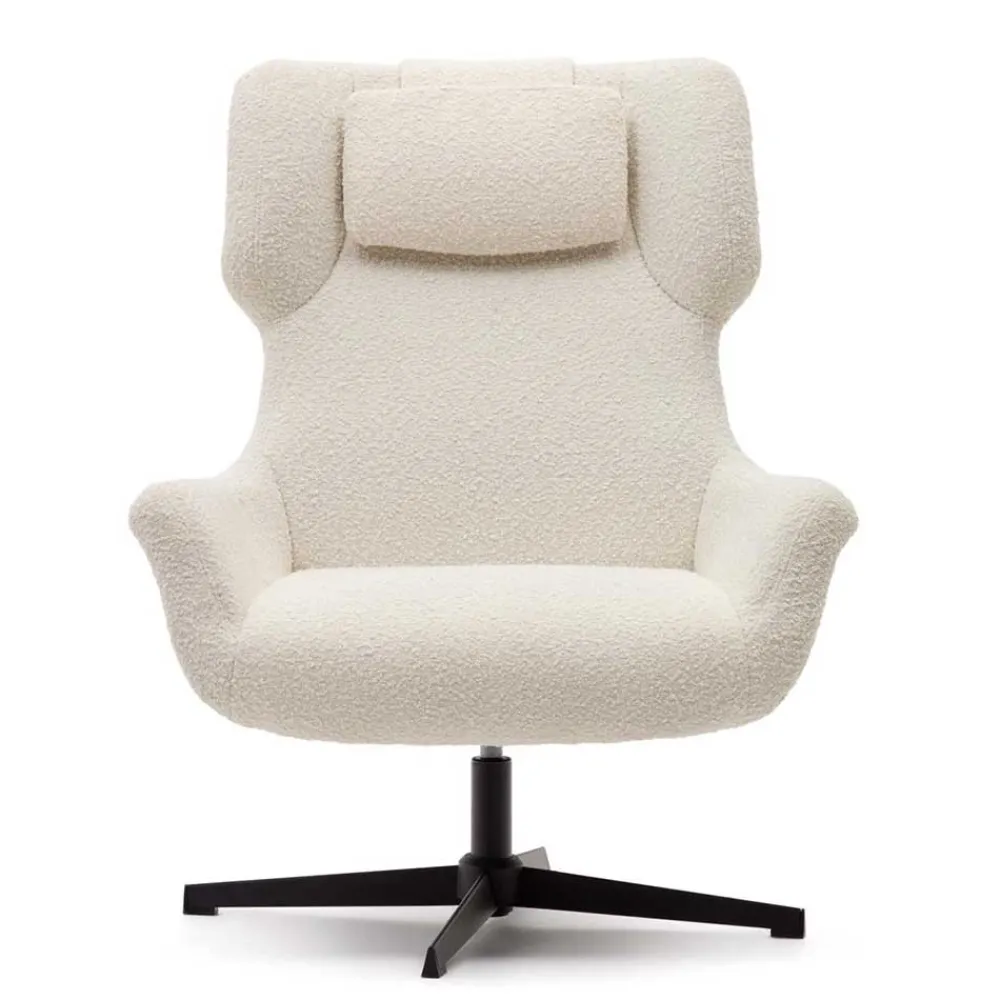 Wohnen Sessel<Boucle Polstersessel mit Drehgestell - Cacillo