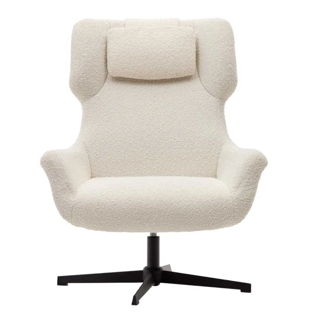 Wohnen Sessel<Boucle Polstersessel mit Drehgestell - Cacillo