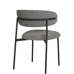 Wohnen Stühle<Boucle Polsterstuhl im Skandi Design - Tornado (2er Set)