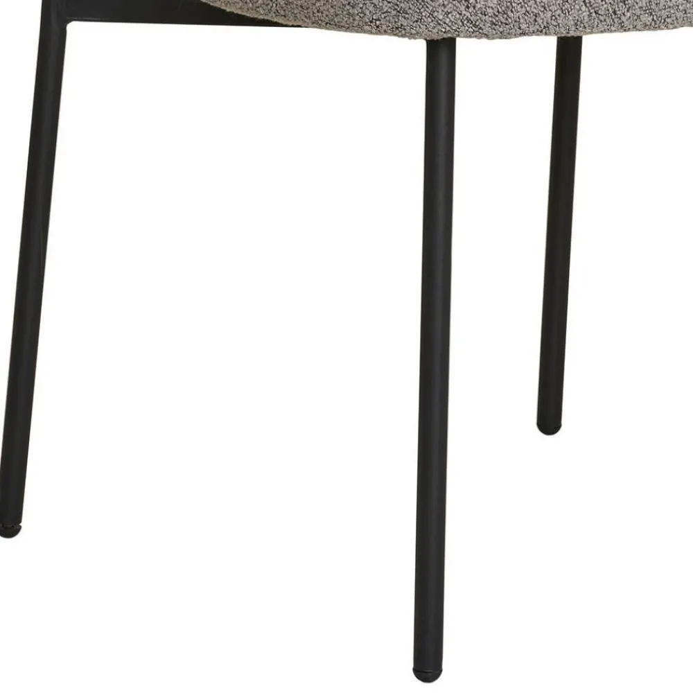 Wohnen Stühle<Boucle Polsterstuhl im Skandi Design - Tornado (2er Set)