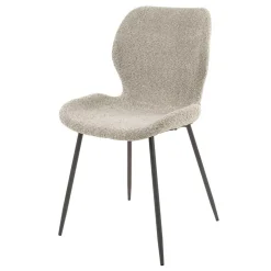 Wohnen Stühle<Boucle Schalenstühle in Beige - Dirava (4er Set)