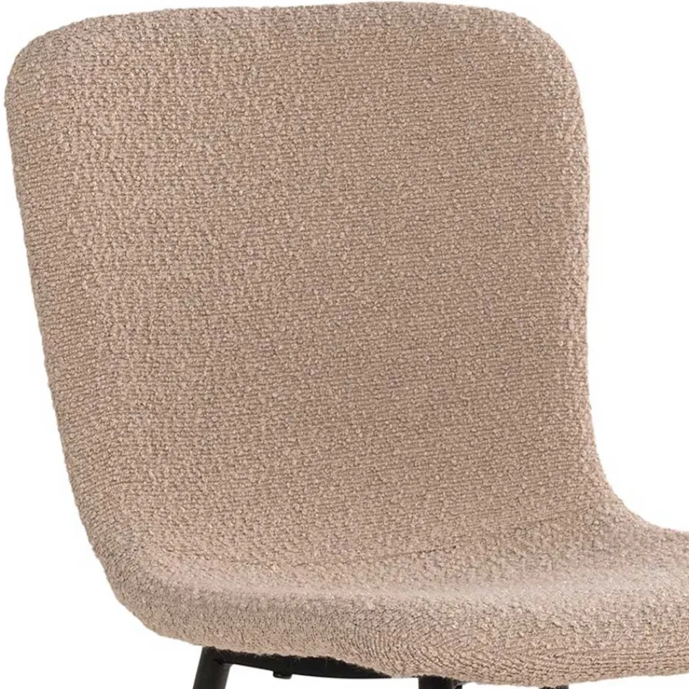 Wohnen Stühle<Boucle Stühle in Beige - Menoria (2er Set)