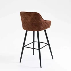 Wohnen Hocker<Braune Barstühle mit Armlehnen - Caballo (2er Set)