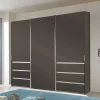 Wohnen Kleiderschränke|Schränke<Brauner Kombi-Kleiderschrank 300 cm breit - Yana