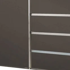 Wohnen Kleiderschränke|Schränke<Brauner Kombi-Kleiderschrank 300 cm breit - Yana