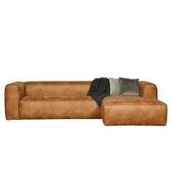 Wohnen Sofas<Braunes Ecksofa aus Leder recycelt Robert 305cm breit