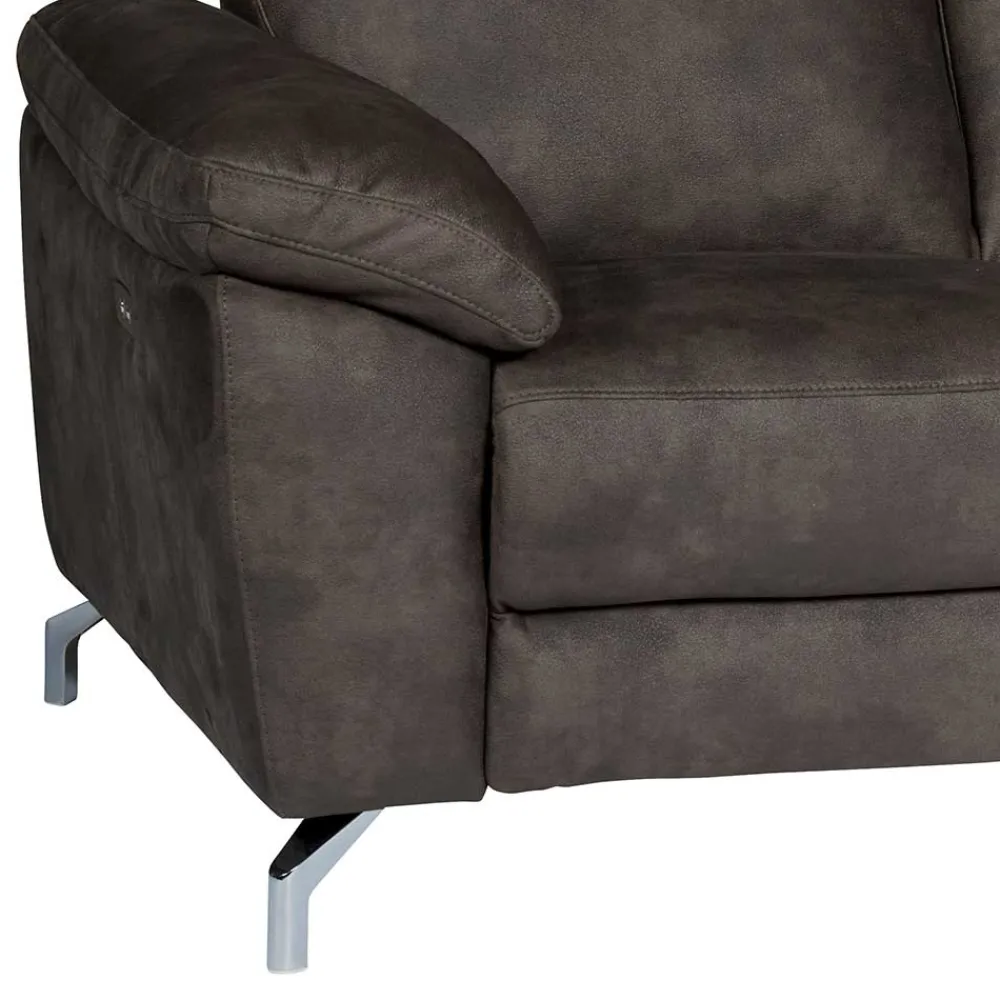 Wohnen Sofas<Braunes 2er Sofa mit Relaxfunktion - Extrados