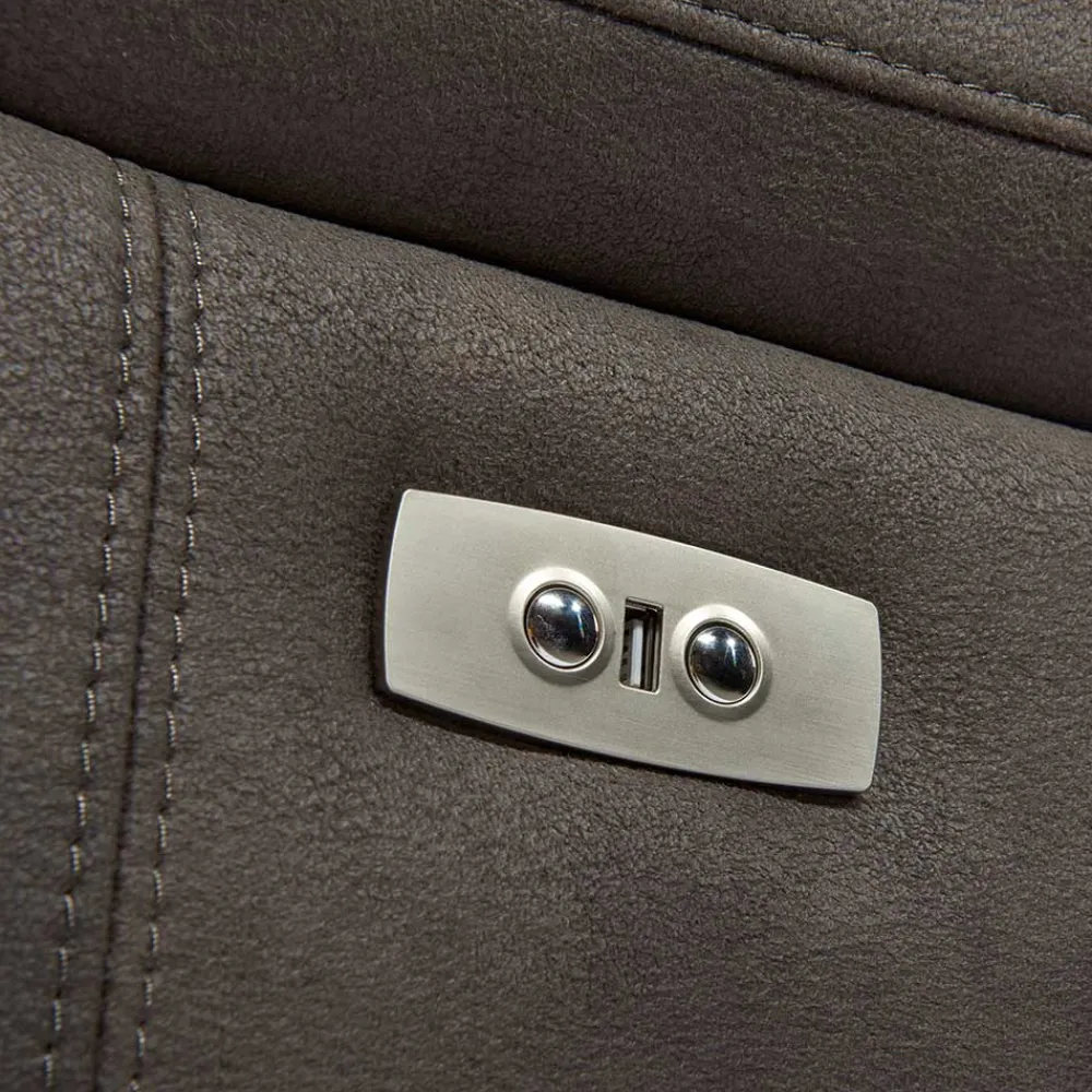Wohnen Sofas<Braunes 2er Sofa mit Relaxfunktion - Extrados