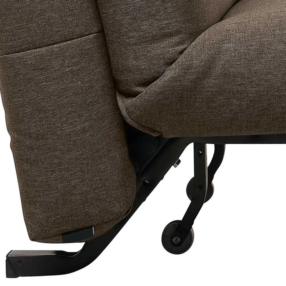 Wohnen Sofas<Braunes Schlafsofa mit Faltmechanik - Lucca