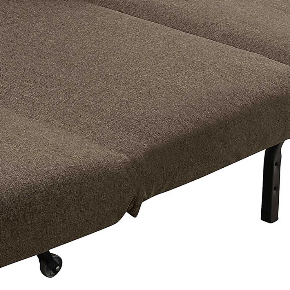 Wohnen Sofas<Braunes Schlafsofa mit Faltmechanik - Lucca