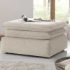 Wohnen Hocker<Breitcord Polsterhocker in Beige - Jony