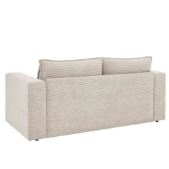 Wohnen Sofas<Breitcord Zweisitzer in Beige - Jony