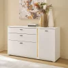 Wohnen Sideboards<Breite Kombi-Kommode mit LED Beleuchtung - Racelyn
