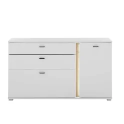 Wohnen Sideboards<Breite Kombi-Kommode mit LED Beleuchtung - Racelyn