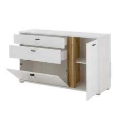 Wohnen Sideboards<Breite Kombi-Kommode mit LED Beleuchtung - Racelyn