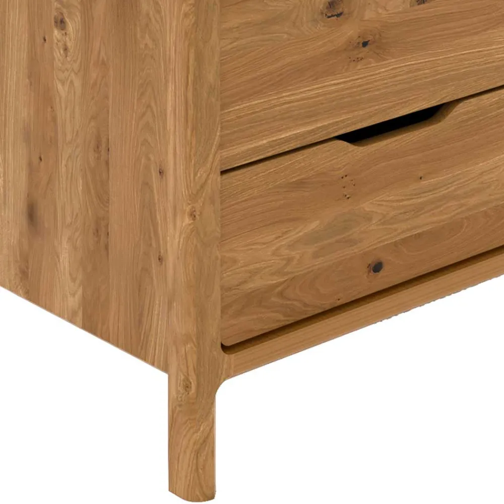 Wohnen Tv & Hifi-Möbel|Lowboards<Breite Kommode mit sechs Schubladen und Tür - Laida