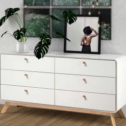 Wohnen Sideboards<Breite Kommode mit sechs Schubladen - Kolreva
