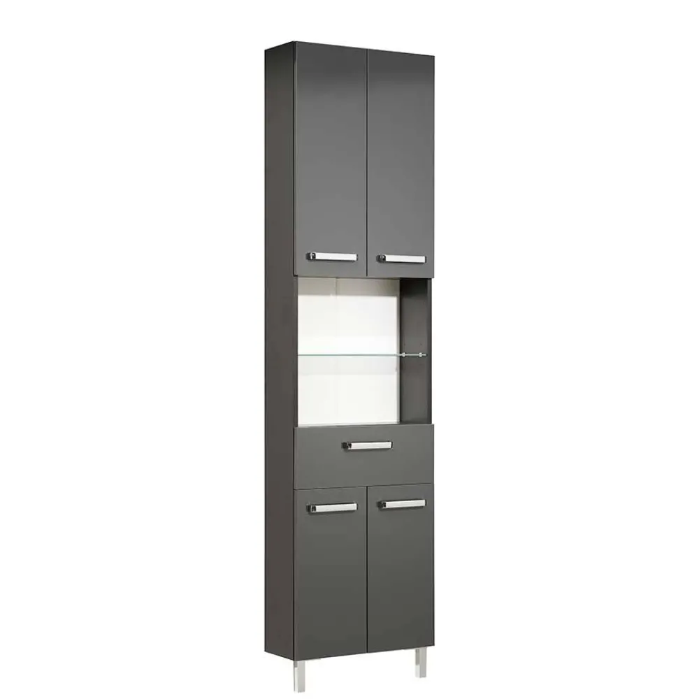 Wohnen Schränke<Breiter Bad Hochschrank mit 20 cm Tiefe - Colistran
