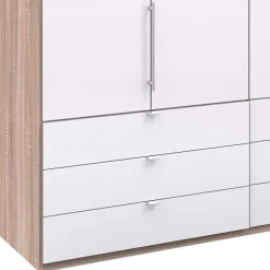 Wohnen Kleiderschränke<Breiter Kleiderschrank in Weiß - Bosays