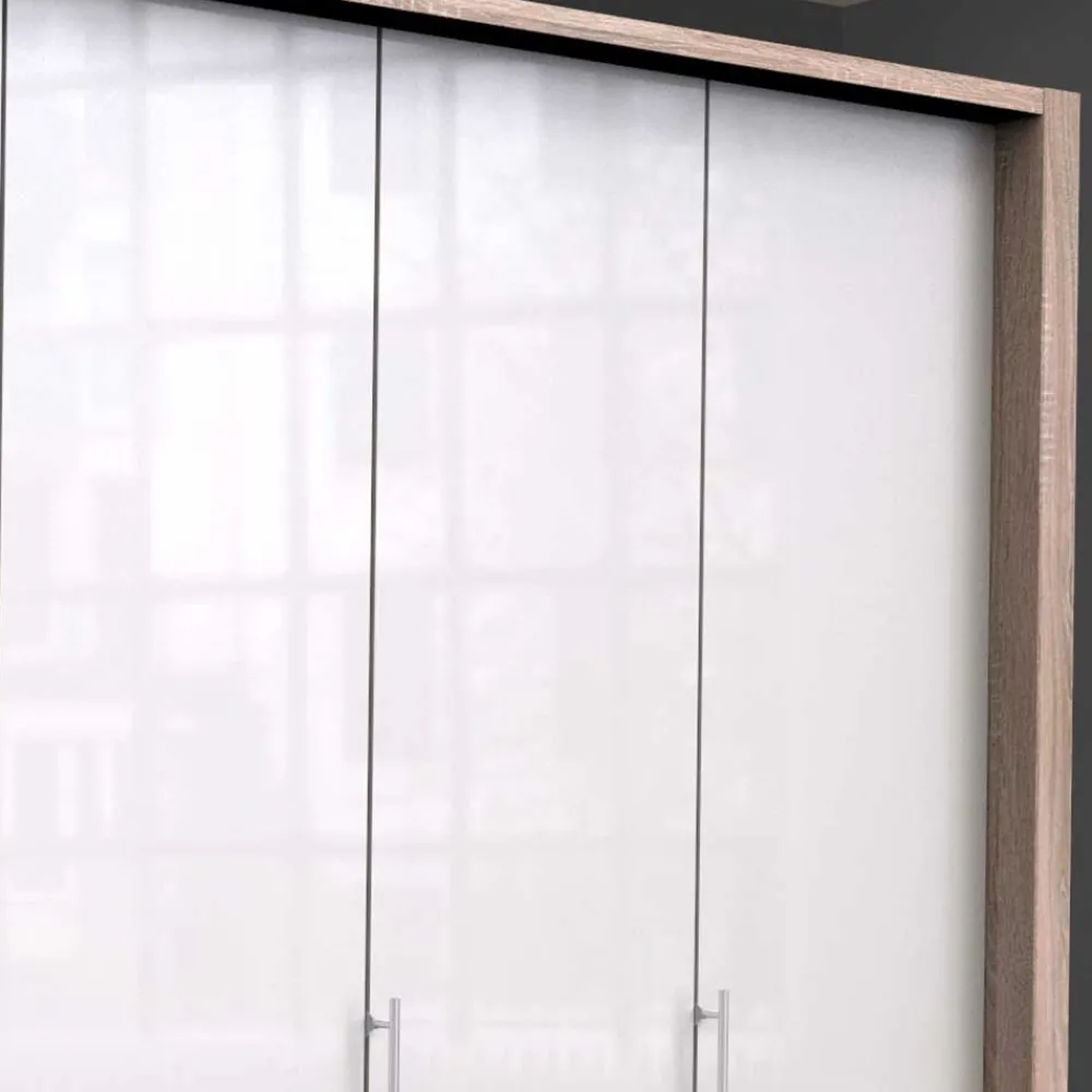 Wohnen Kleiderschränke<Breiter Kleiderschrank in Weiß - Bosays