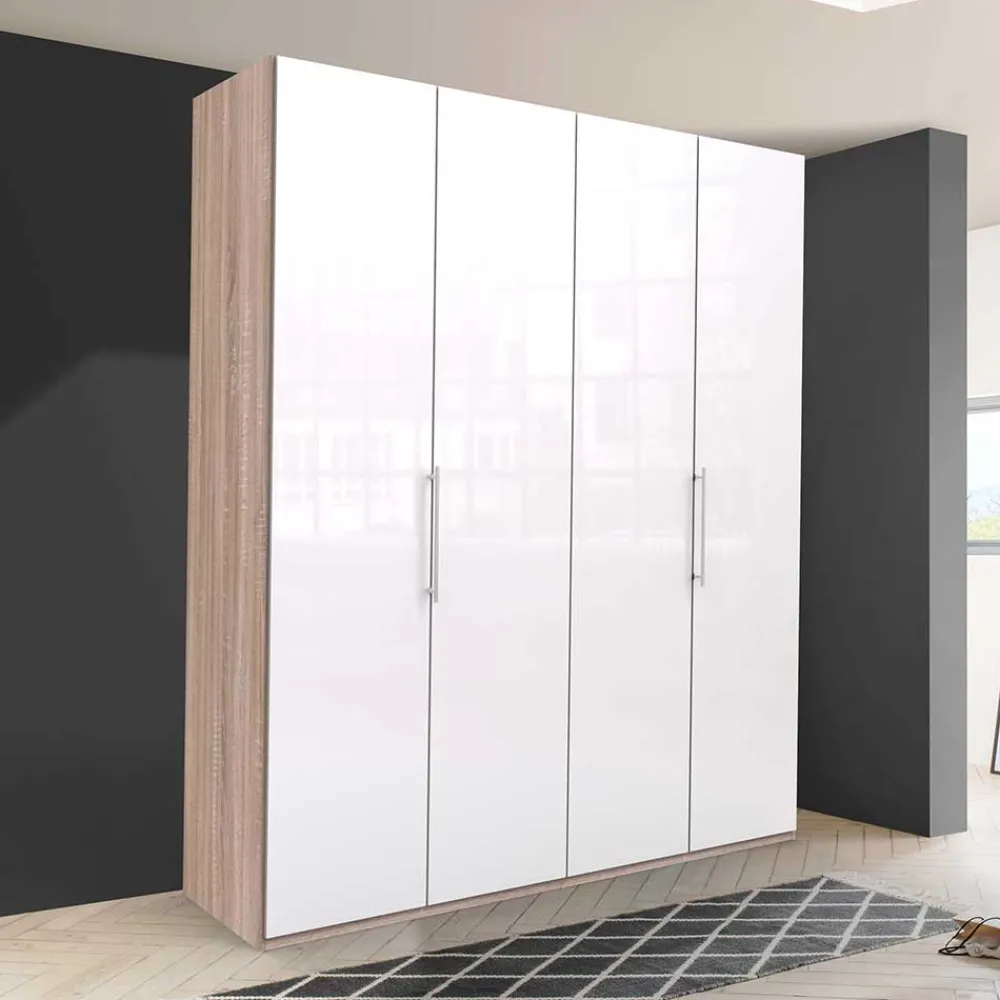 Wohnen Kleiderschränke<Breiter Kleiderschrank mit 2 Gleittüren - Bosays