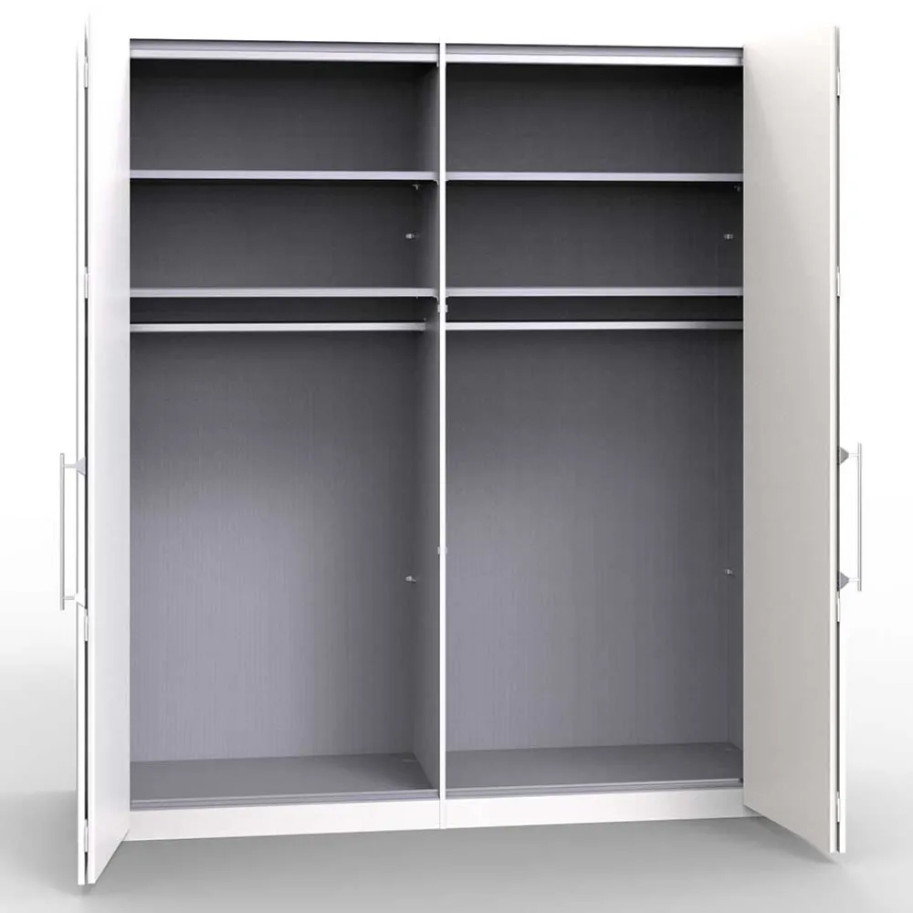 Wohnen Kleiderschränke<Breiter Kleiderschrank mit 2 Gleittüren - Bosays