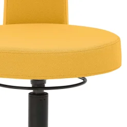 Wohnen Hocker<Bürohocker mit Rückenlehne in Gelb & Orange - Andjes