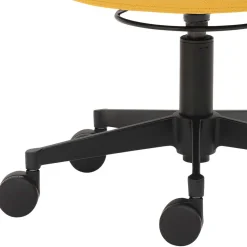 Wohnen Hocker<Bürohocker mit Rückenlehne in Gelb & Orange - Andjes