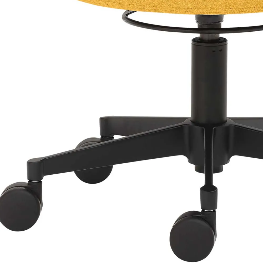 Wohnen Hocker<Bürohocker mit Rückenlehne in Gelb & Orange - Andjes