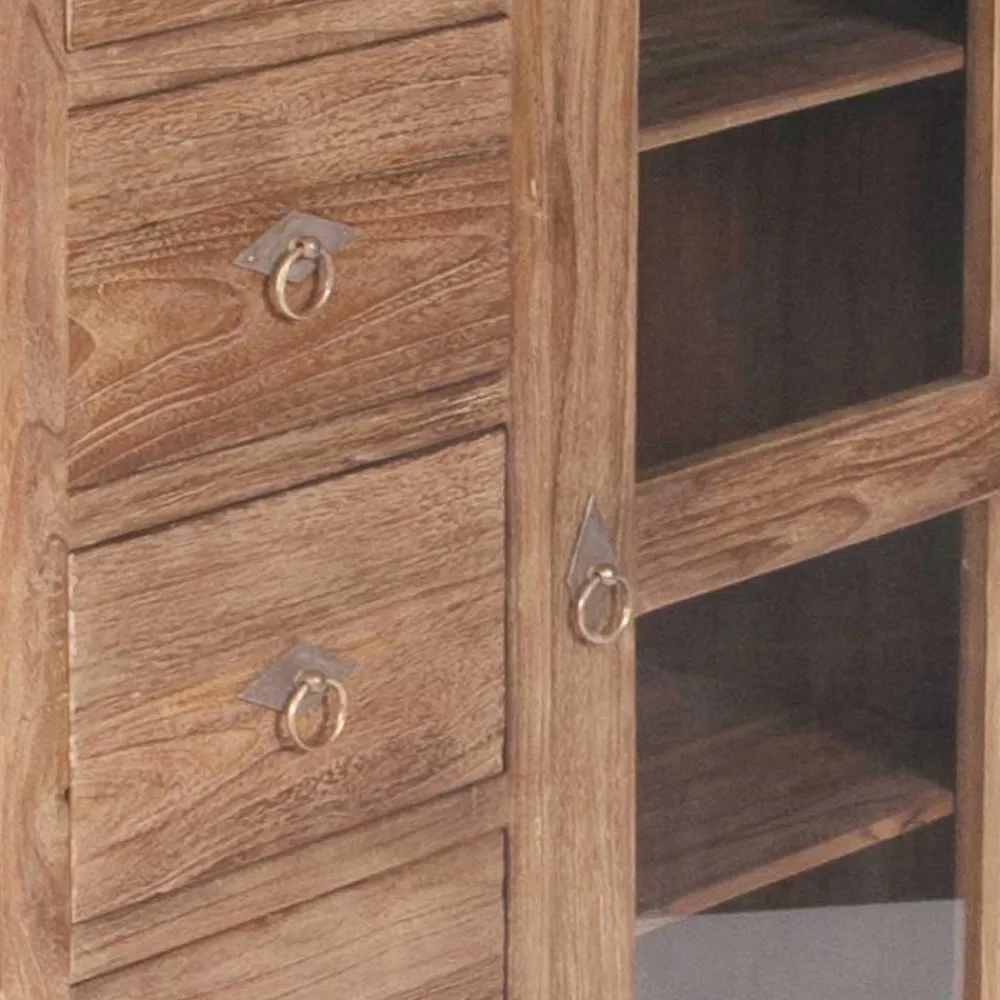 Wohnen Schränke<Brotschrank Mangato aus Teak Massivholz