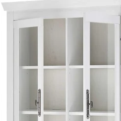 Wohnen Kommoden|Vitrinen<Buffet Vitrine in weißer Holzoptik Pinie - Liancos