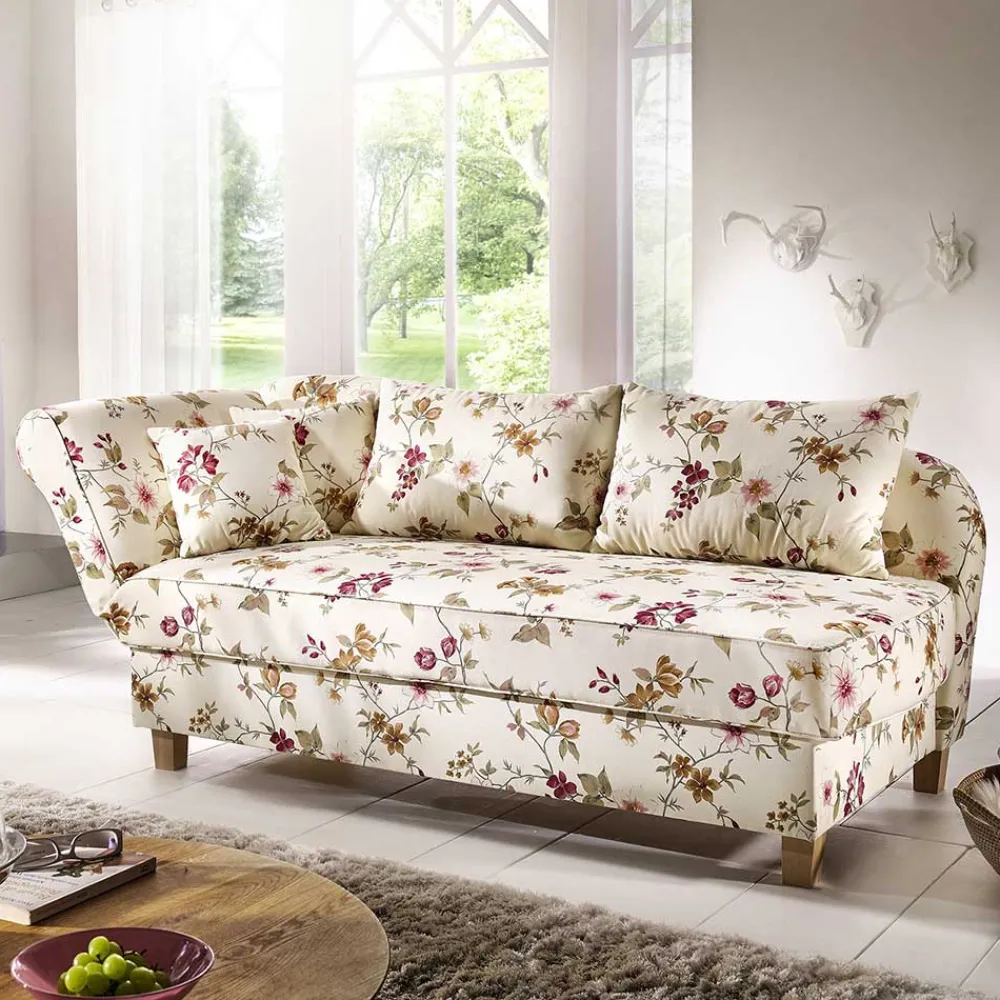 Wohnen Sofas<Chaiselongue mit Blumen Muster - Juanpico