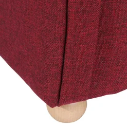 Wohnen Sofas<Chaiselongue mit Karostoff in Rot - Lyatea