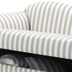 Wohnen Sofas<Chaiselongue mit Streifen in Weiß Braun - Adendro