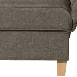 Wohnen Sofas<Chaiselounge in Beigegrau mit Buche - Senade