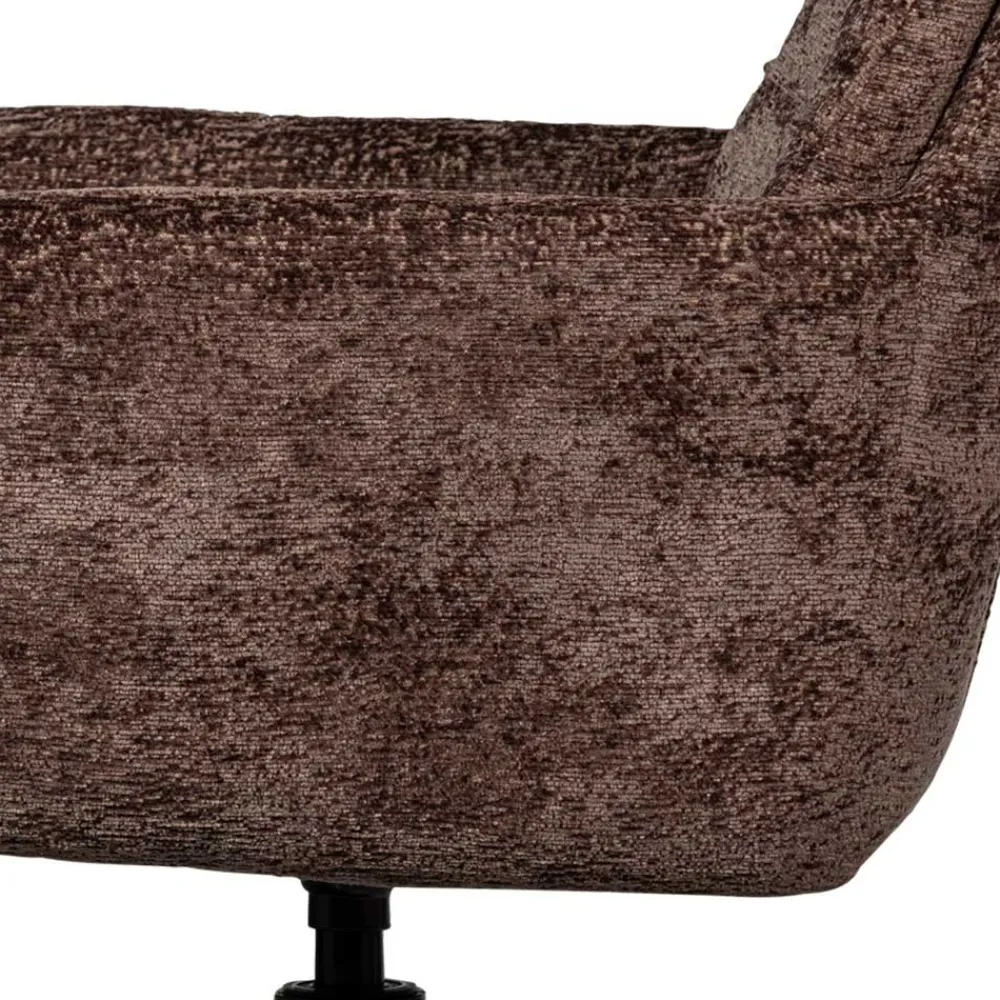 Wohnen Stühle<Chenille Armlehnenstühle mit Drehgestell - Abruzzia