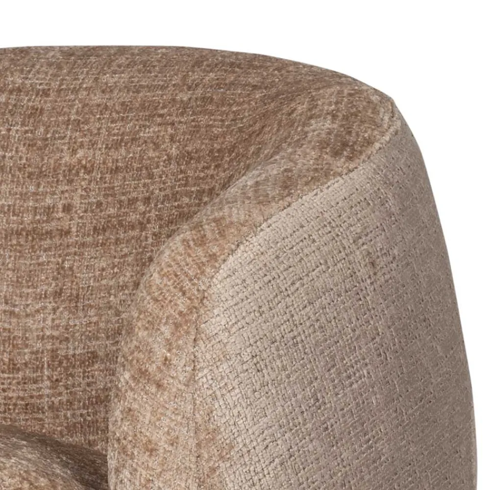 Wohnen Sessel<Chenille Drehsessel in Beige - Anvica