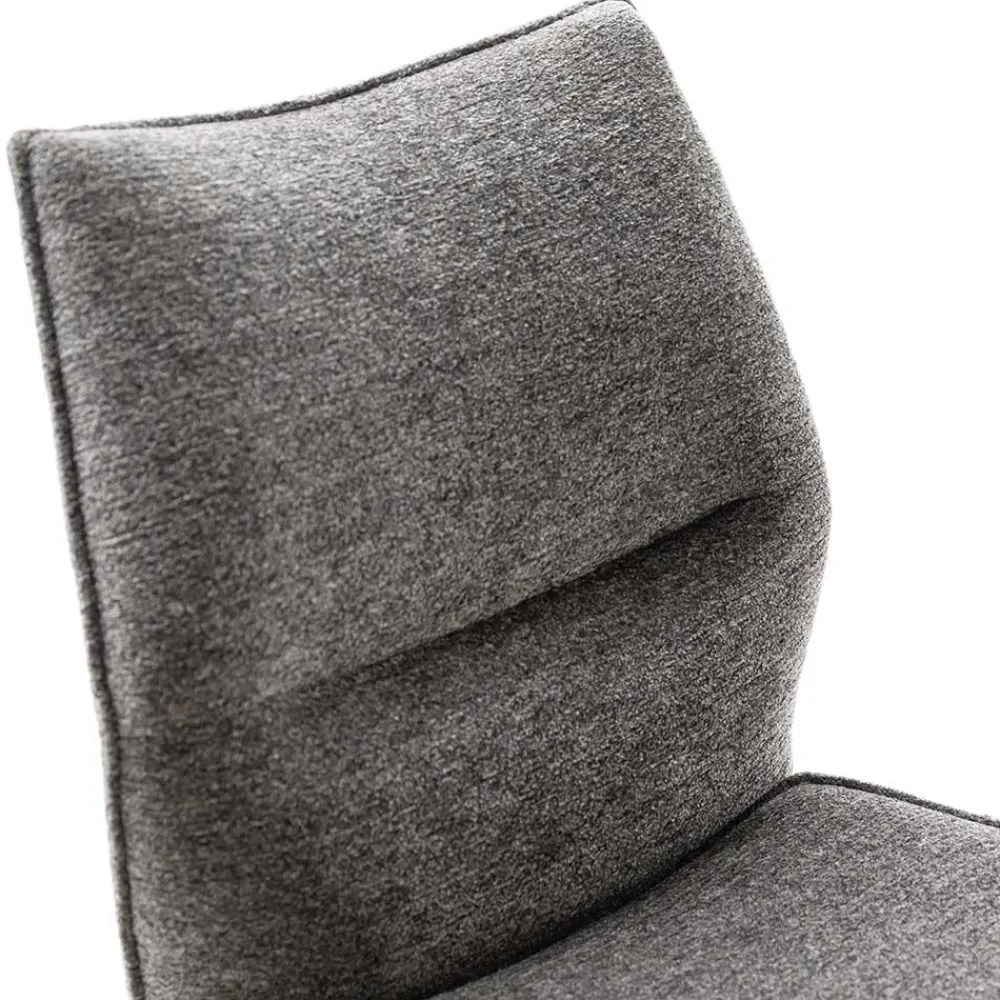 Wohnen Stühle<Chenille Esszimmerstuhl um 360 Grad drehbar - Padira (2er Set)