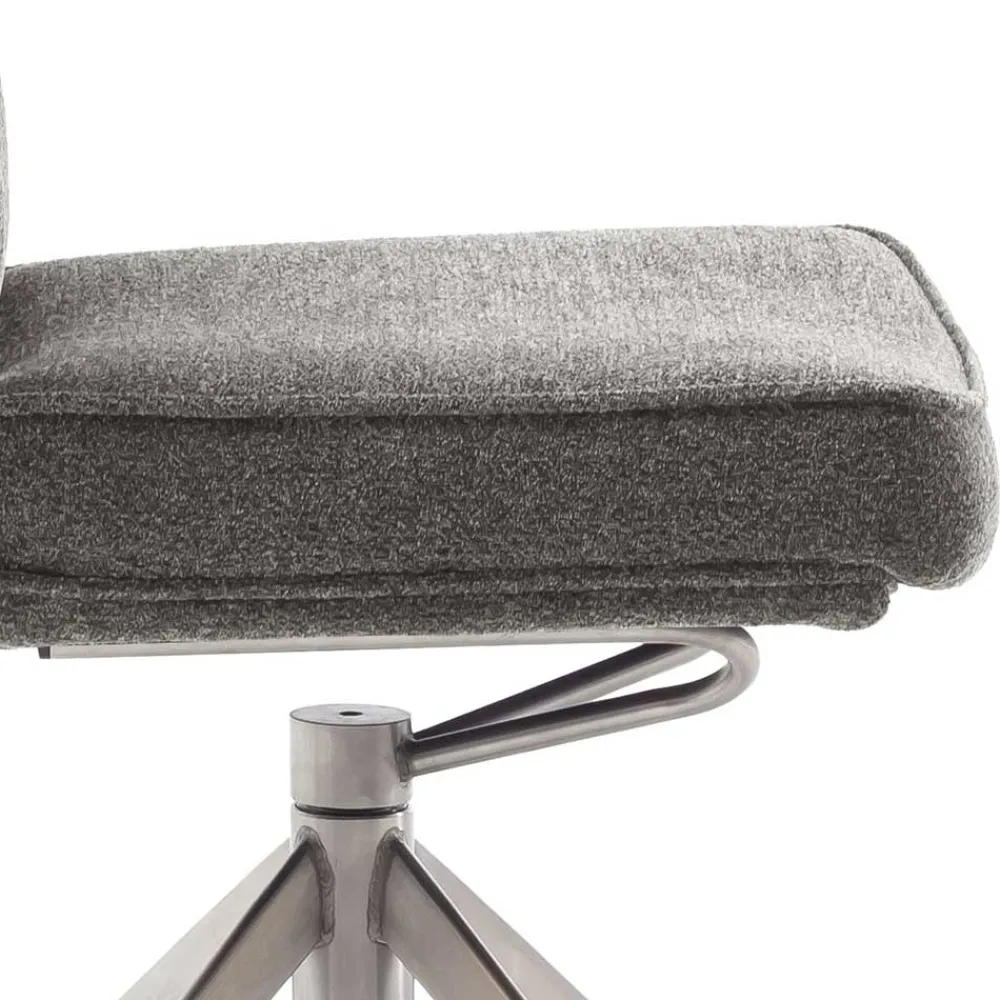 Wohnen Stühle<Chenille Esszimmerstuhl um 360 Grad drehbar - Padira (2er Set)
