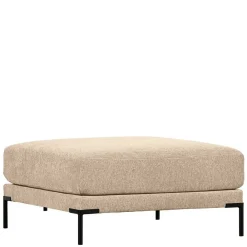 Wohnen Hocker<Chenille Hocker in Beigegrau Melange - Paola