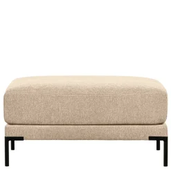 Wohnen Hocker<Chenille Hocker in Beigegrau Melange - Paola