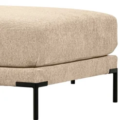 Wohnen Hocker<Chenille Hocker in Beigegrau Melange - Paola