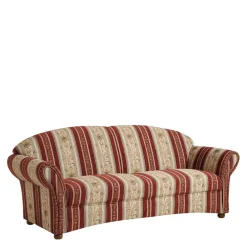 Wohnen Sofas<Chenille Landhaussofa mit Federkern - Comi