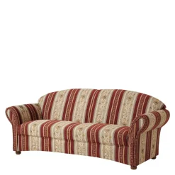 Wohnen Sofas<Chenille Landhaussofa mit Federkern - Comi