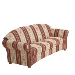 Wohnen Sofas<Chenille Landhaussofa mit Federkern - Comi
