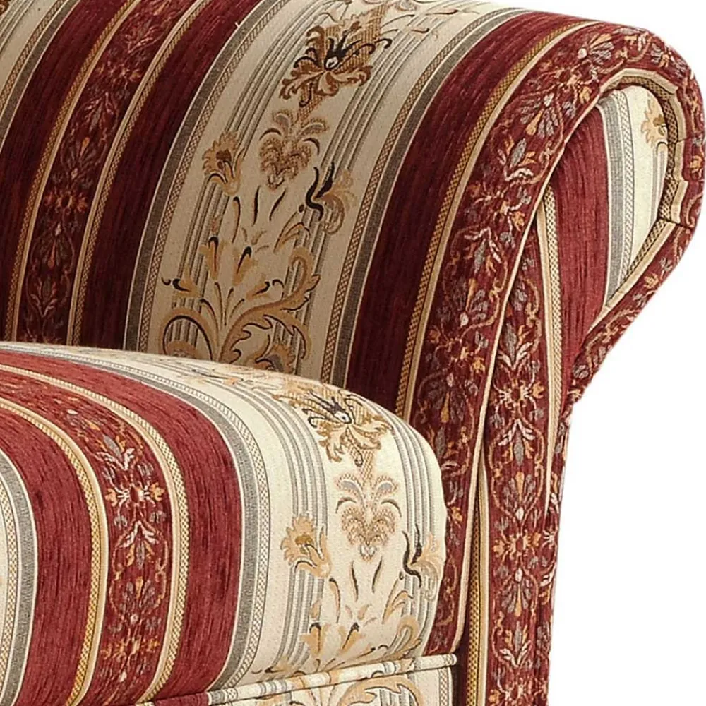 Wohnen Sofas<Chenille Landhaussofa mit Federkern - Comi