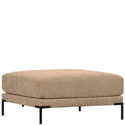 Wohnen Hocker<Chenille Polsterhocker in Champagner - Icoleran